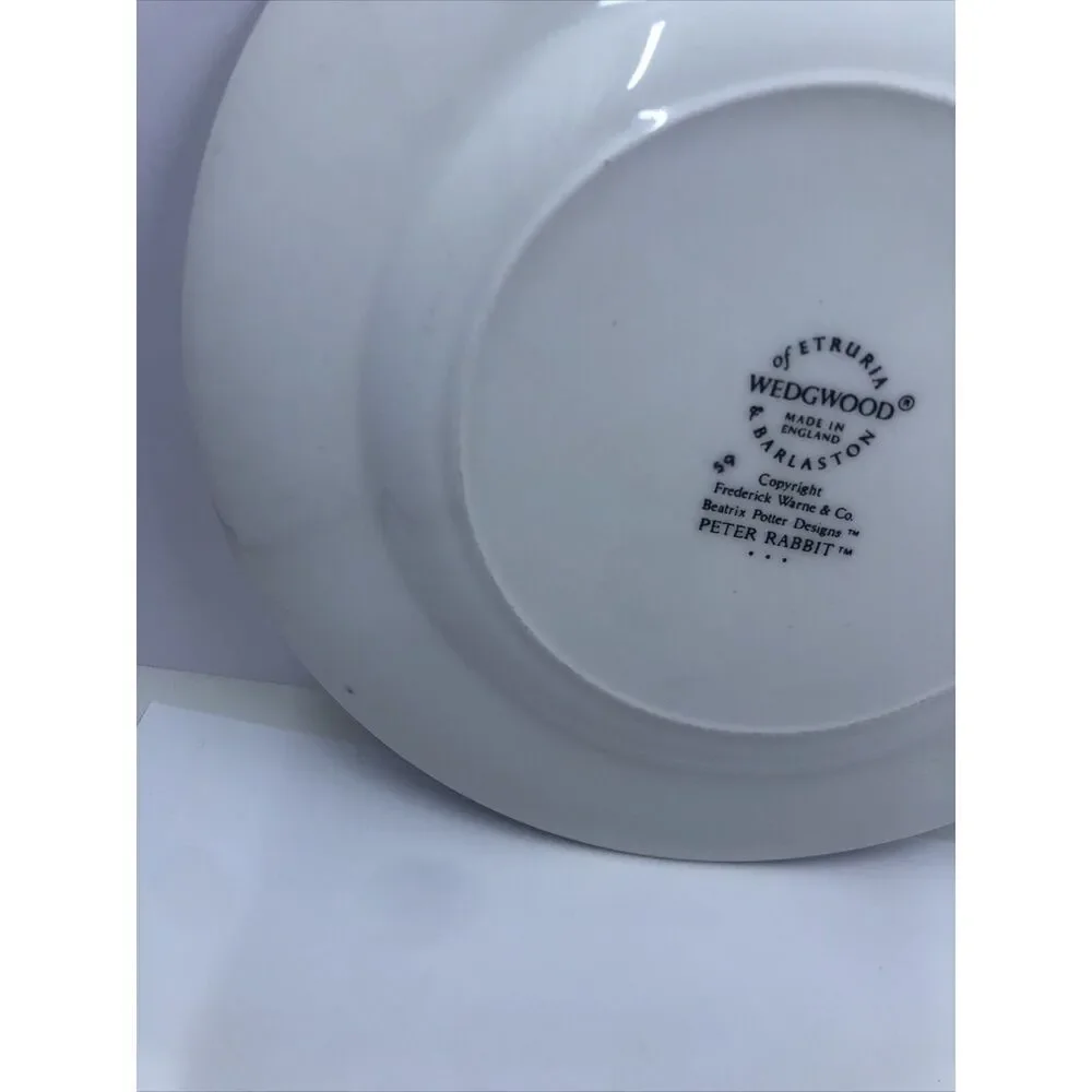 Peter Rabbit Nursery Plate by Wedgwood Plate 7”  - Beatrix Potter
